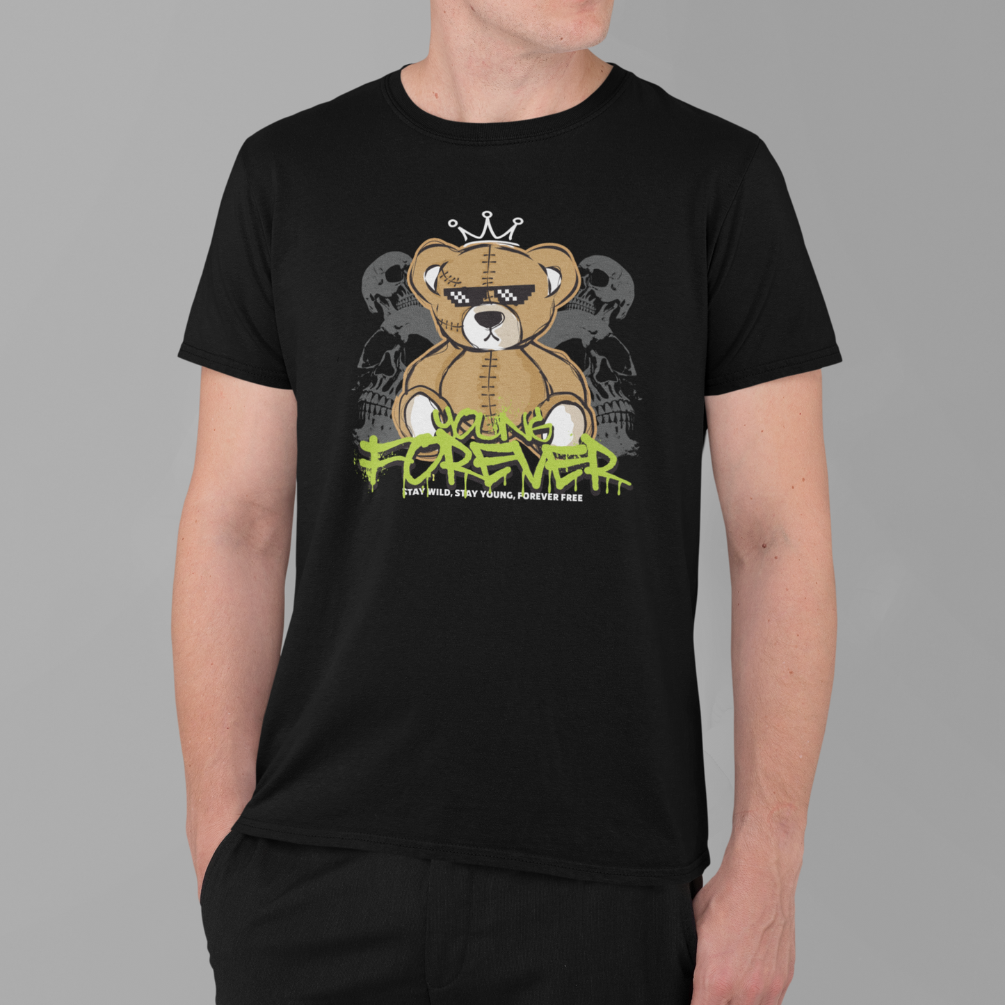 Majica Teddy Young forever